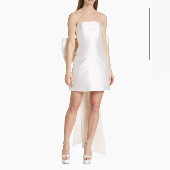 NWT Alexia Maria Sophie Bow-Embellished Minidress - Picture 2 of 15